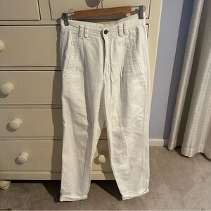 Liz Claiborne Liz Wear High Rise White Denim Pants